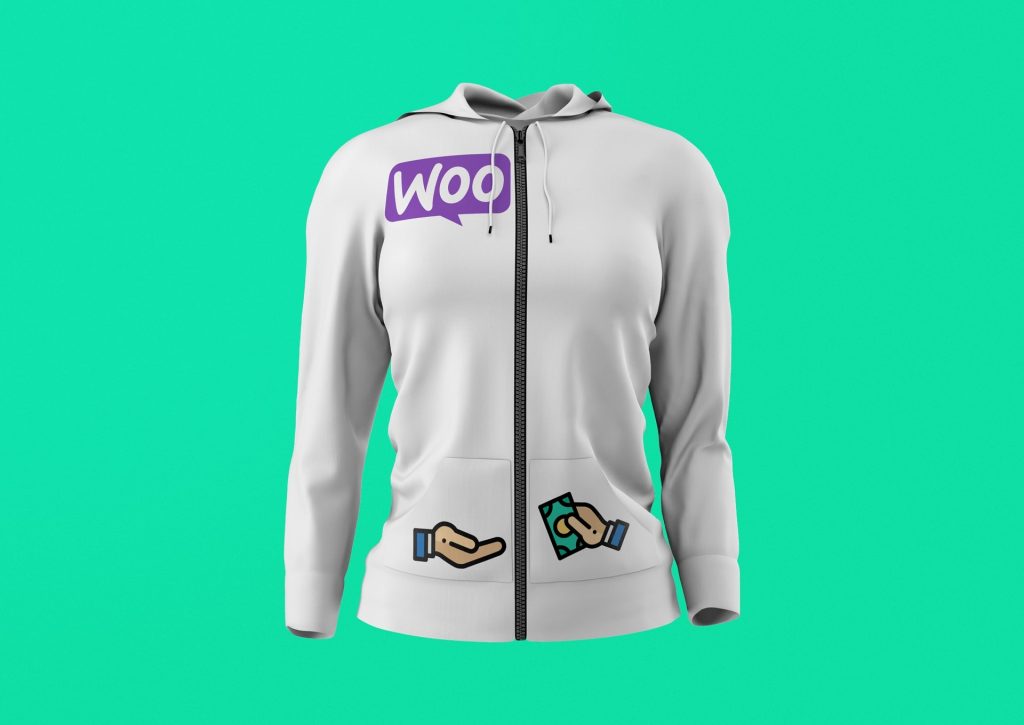 WooCommerce „Gimme the Money” Zipper Hoodie